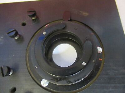 ANTIKES BAUSCH LOMB MESSING BÜHNENTISCHMIKROSKOPTEIL WIE ABGEBILDET &amp;P8-A-50