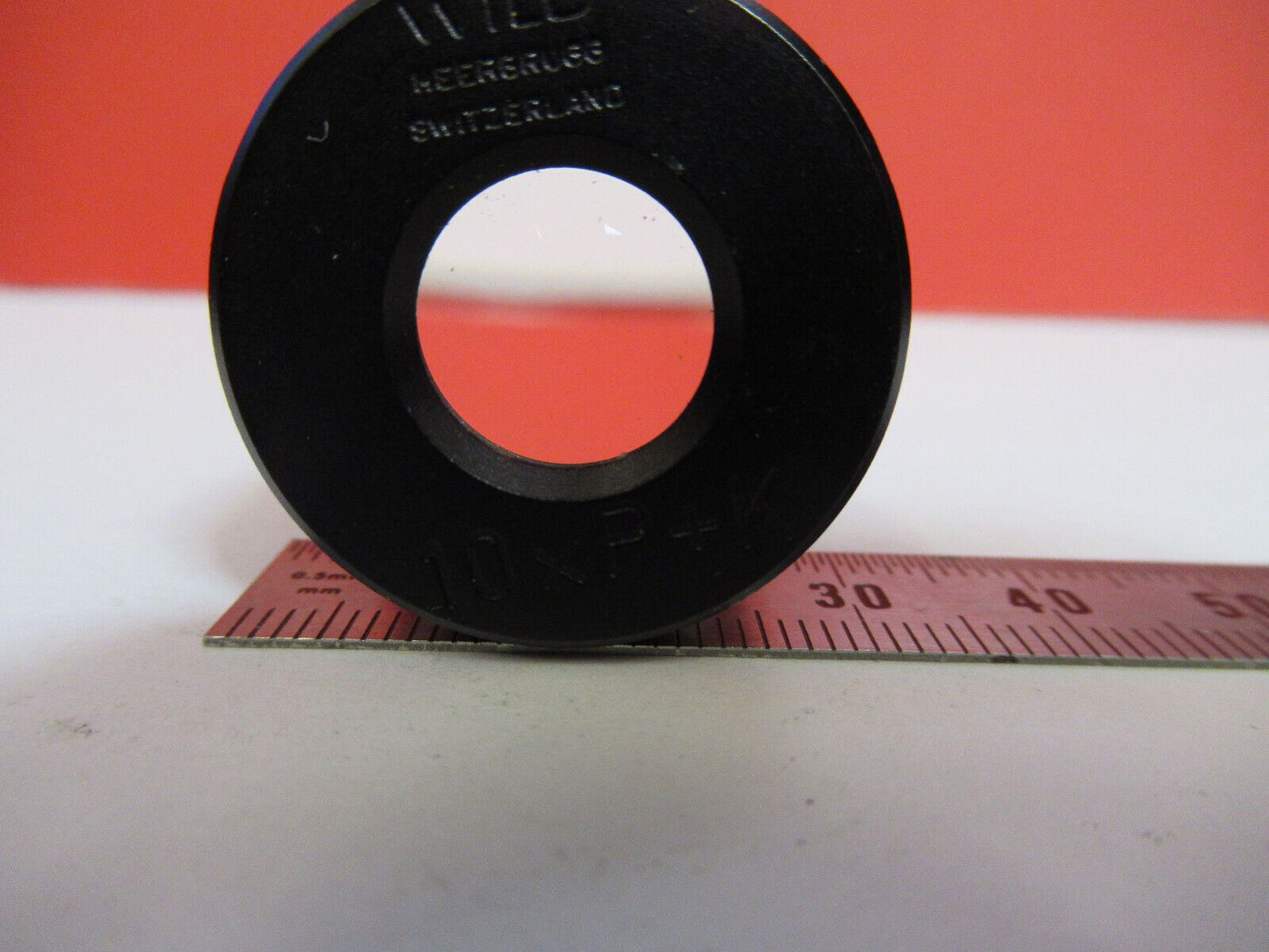 WILD HEERBRUGG SWISS 10xP+K OKULAR-MIKROSKOPTEIL WIE ABGEBILDET Q2-69