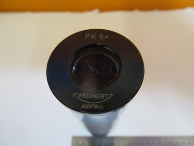 REICHERT AUSTRIA EYEPIECE PK 5X OPTICS MICROSCOPE PART AS PICTURED &1E-C-85