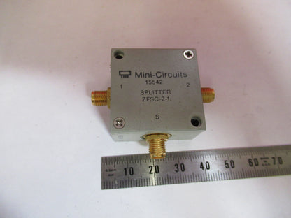 MINI CIRCUITS SPLITTER 2-CHANNEL ZFSC-1-1 MICROWAVE RF FREQUENCY AS PIC 6V-FT-76