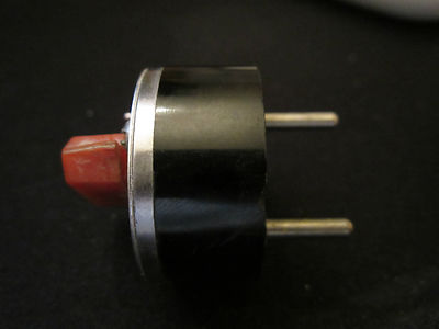 VINTAGE WWII QUARTZ CRYSTAL BLILEY ELECTRIC VARIABLE 3504KC FREQUENCY VF2 RED #1
