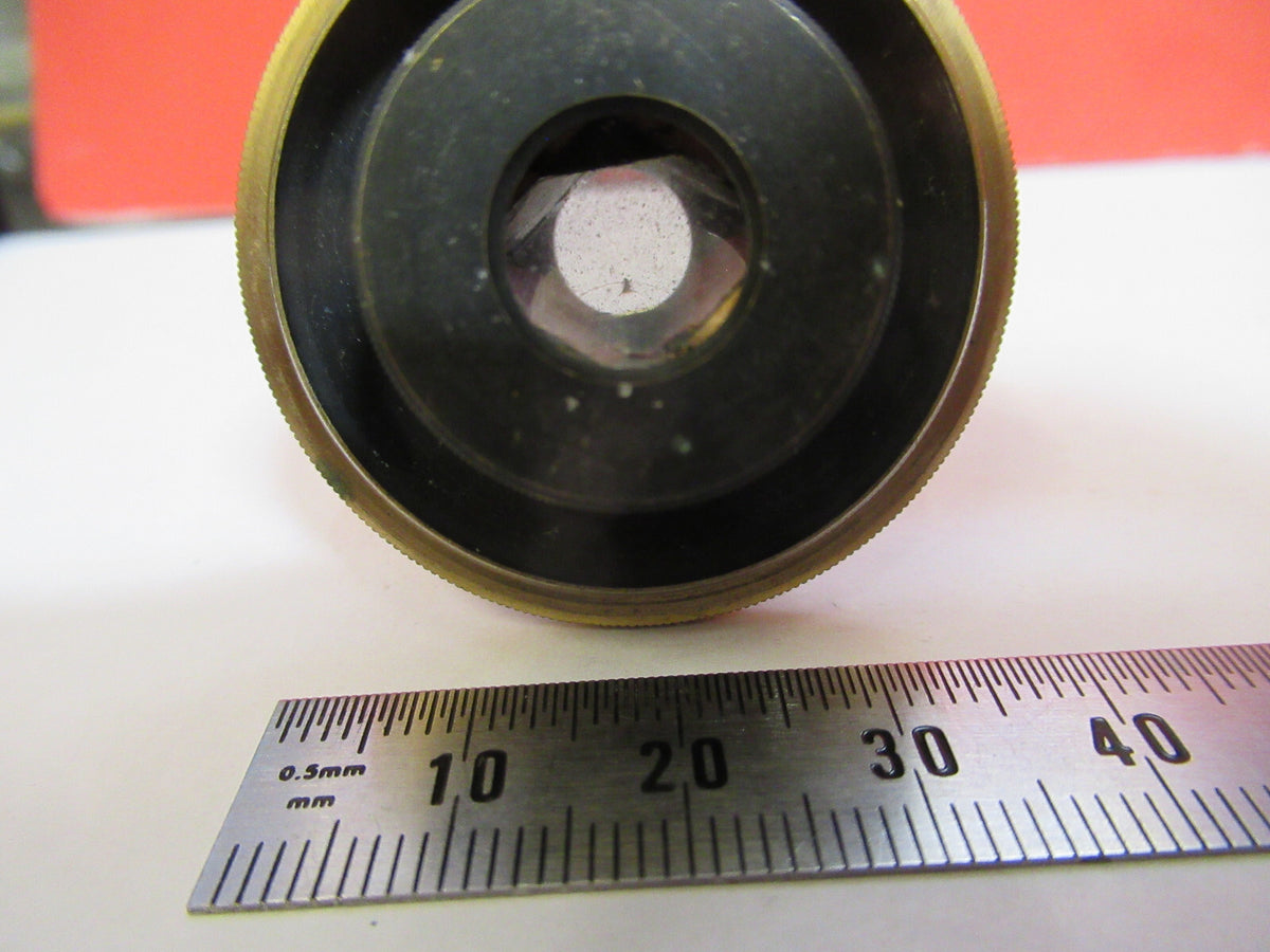 ANTIQUE BRASS UK CONDENSER BECK POLARIZER POL MICROSCOPE AS PICTURED &F8-A-57