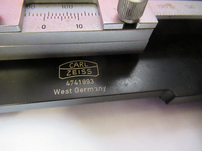 ZEISS GERMANY XY STAGE TABLE 4741993 MICROSCOPE PART AS PICTURED &S6-A-16