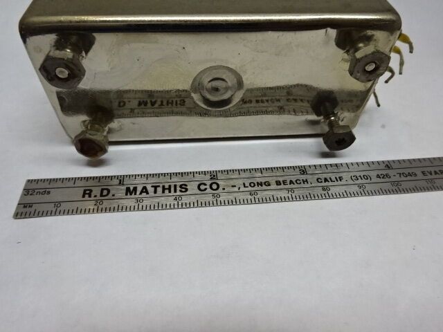 TUNING FORK HATHAWAY INSTRUMENT 10 KC FREQUENCY CONTROL AS IS #84-59