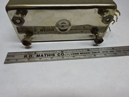 TUNING FORK HATHAWAY INSTRUMENT 10 KC FREQUENCY CONTROL AS IS #84-59