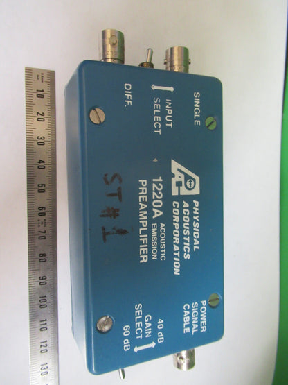 Physical Acoustic Emission Corp Ae 1220A Pre-amplifier Sensor AS Picture
