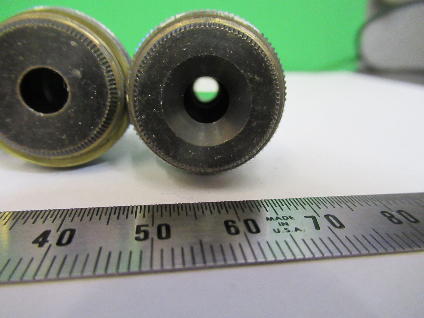 LOT 3 ea OBJECTIVES SPENCER AO MICROSCOPE PART AS PICTURED &R4-A-51