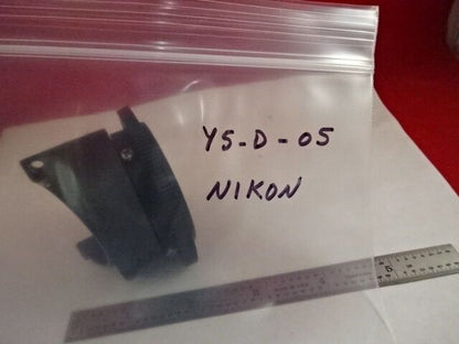 MICROSCOPE PART NIKON JAPAN MOUNTED IRIS DIAPHRAGM OPTICS AS IS #Y5-D-05