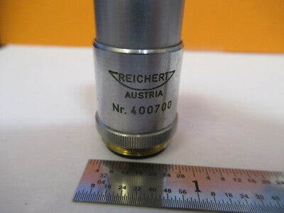 REICHERT AUSTRIA OBJECTIVE 40X /250 OPTICS MICROSCOPE PART AS PICTURED &H8-C-09