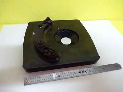 Microscope Part Vintage American Optical Co. Stage Table American Optics