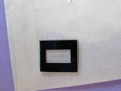 OPTICAL RETICLE MEASURING OPTICS DEVICE #19-104