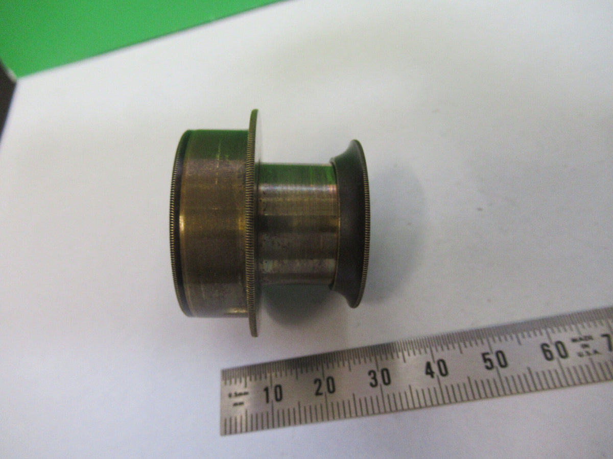 Antique Brass Grunow Rare Ocular Eyepiece Microscope Part