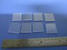 Lot 8 ea Quartz Blanks square polished and etched SC cut ???