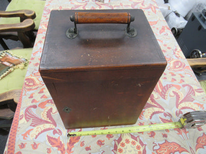 Empty Wood Cabinet for Antique Watson UK 1890s Microscope Part