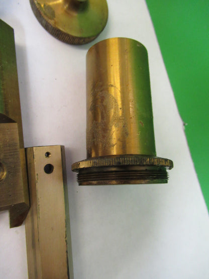 Carl Zeiss AG Germany Antique Brass Parts Microscope Part