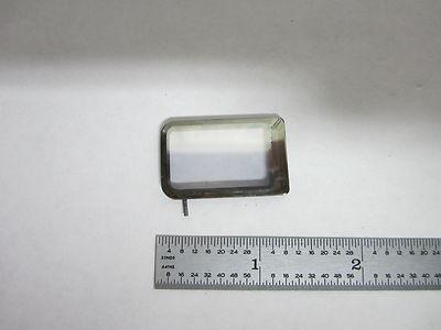 OPTICAL MICROSCOPE PLANE BEAM SPLITTER NIKON OPTICS PELLICLE  AS IS BIN#N7-45
