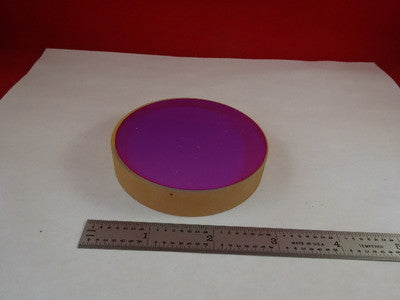 Optical Zerodur Coated Flat Zygo 1/10 Wave 3" Diameter Laser Optics