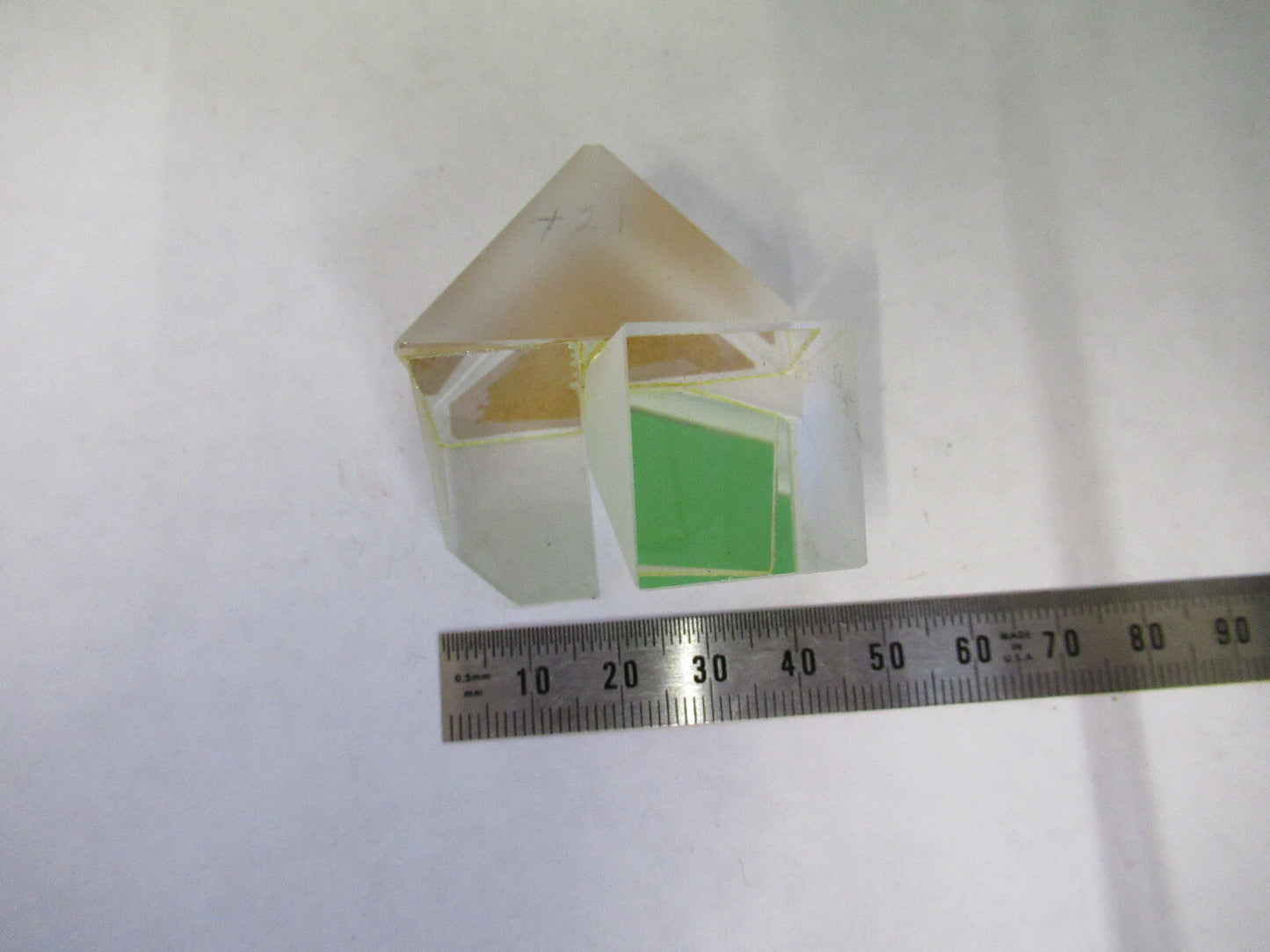 Optics American Optical Co. American Head Stereo Glass Prism Microscope Part