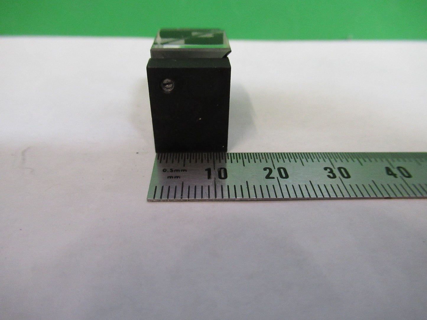 AUS JENA GERMANY GLASS PRISM MOUNTED OPTICS MICROSCOPE PART AS PICTURED T2-A-32
