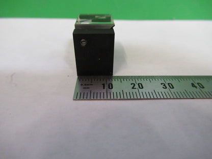 AUS JENA GERMANY GLASS PRISM MOUNTED OPTICS MICROSCOPE PART AS PICTURED T2-A-32