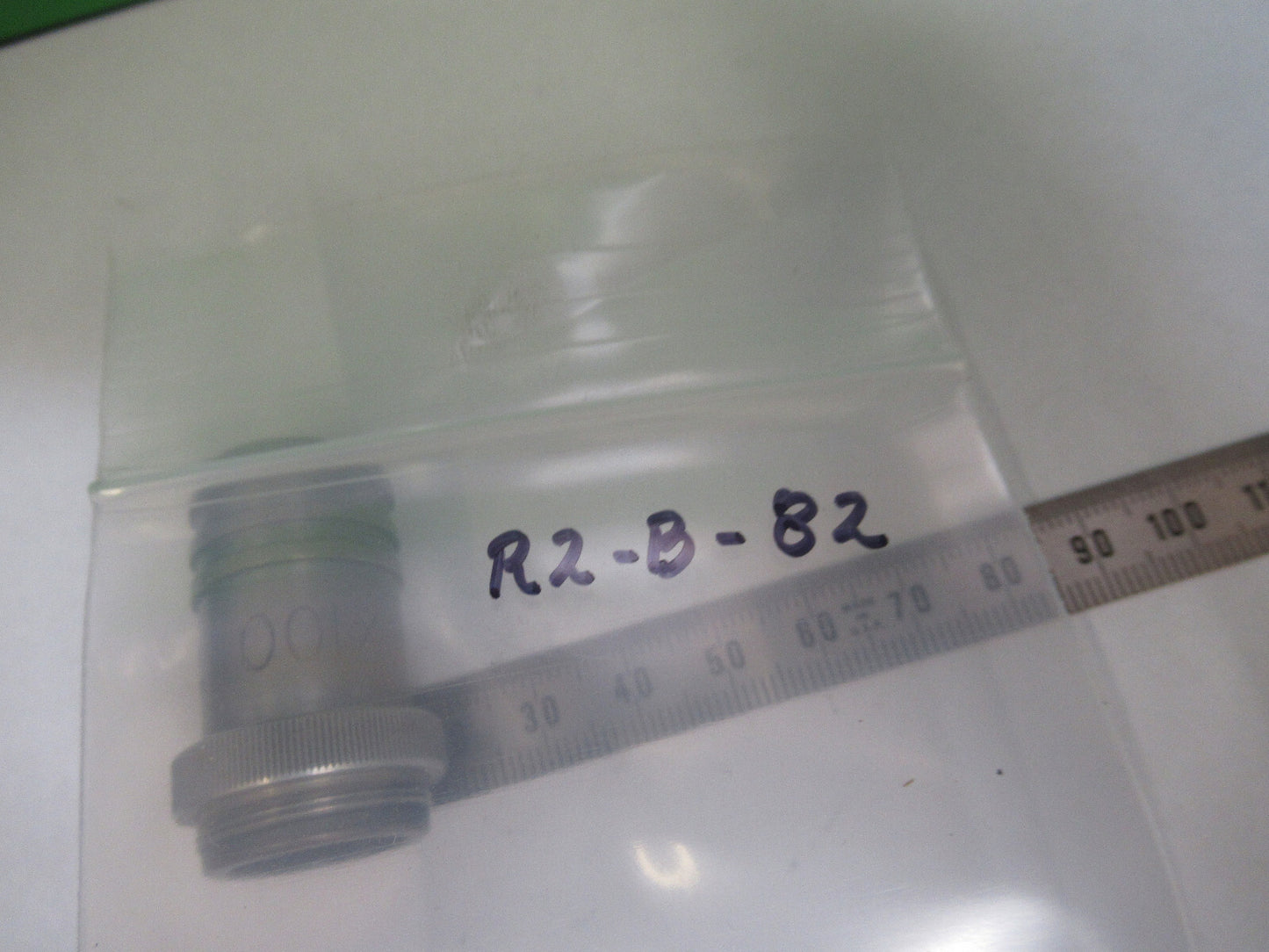 WATSON LONDON  PARA 100X OBJECTIVE OPTICS MICROSCOPE PART AS PICTURED R2-B-82