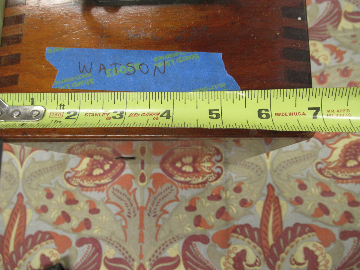 Empty Wood Cabinet for Antique Watson UK London Microscope Part