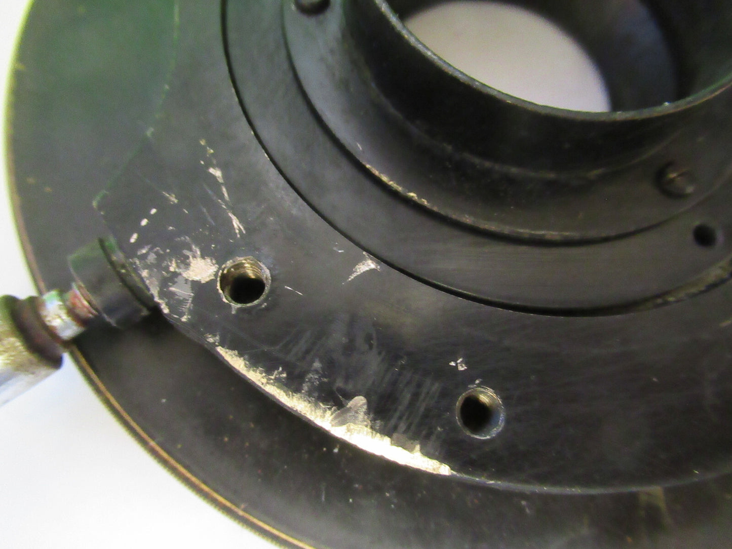 AO AMERICAN OPTICS POL STAGE TABLE MICROSCOPE PART AS PICTURED F4-B-28