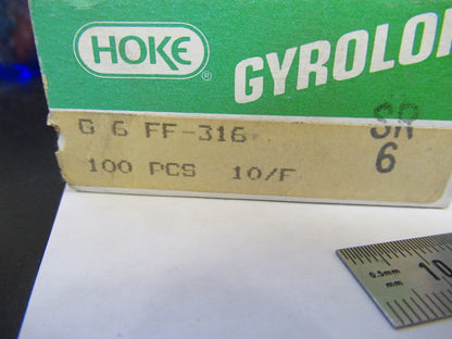 GYROLOK FERRULE TUBE FITTING FF-316 10/F 60pcs  AS PICTURED  X7-A-31