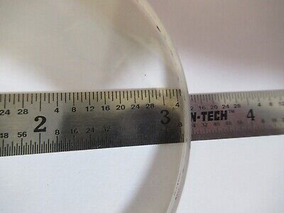 FOR PARTS OPTICAL LENS PLANO CONVEX GLASS [scratches] AS PICTURED &FT-6-205