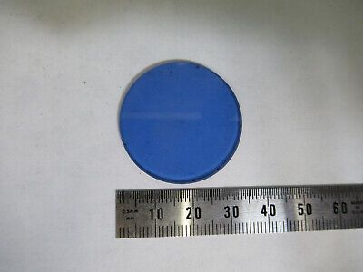 WILD HEERBRUGG SWISS BLUE GLASS FILTER MCIROSCOPE PART AS PICTURED &A9-B-25