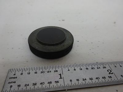 MICROSCOPE PART DARK FILTER OPTICS AS IS BIN#M4-95
