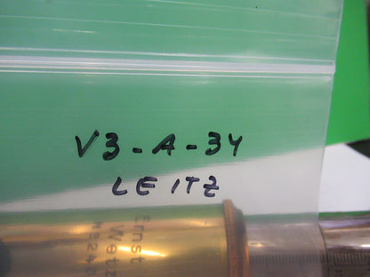 ANTIQUE BRASS LEITZ GERMANY TUBUS NOSEPIECE MICROSCOPE PART AS PICTURED V3-A-34