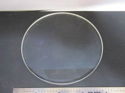 OPTICAL BK7 GLASS ROUND WINDOW PLATE 4.25" DIAMETER OPTICS AS PICTURED FT-1-A-67