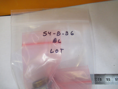 LOT BAUSCH LOMB OBJECTIVES OPTICS MICROSCOPE PART AS PICTURED S4-B-36