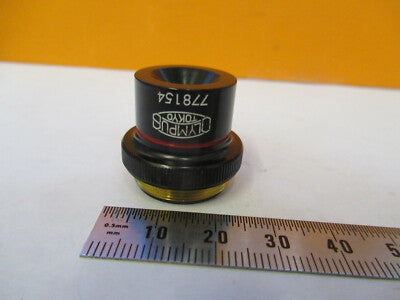 Olympus Japan Objective 4X Lens Optics Microscope Part