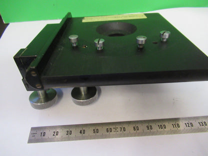 BAUSCH LOMB XY STAGE TABLE CLIPS OPTICS MICROSCOPE PART AS PICTURED V3-A-48