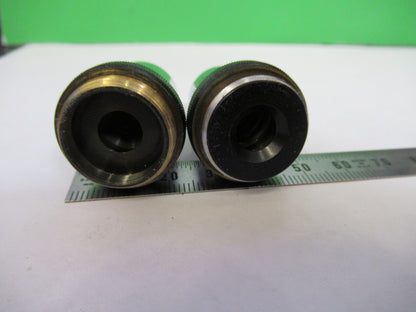 LOT 2 EA WILD M20 M11 OBJECTIVE 10X 40X MICROSCOPE PART AS PICTURED X6-A-113
