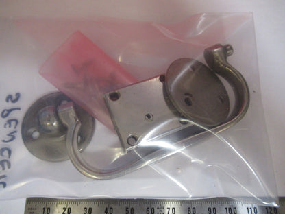 ANTIQUE SPENCER SET HANDLE + LOCK NO KEY MICROSCOPE PART AS PICTURED V7-A-19