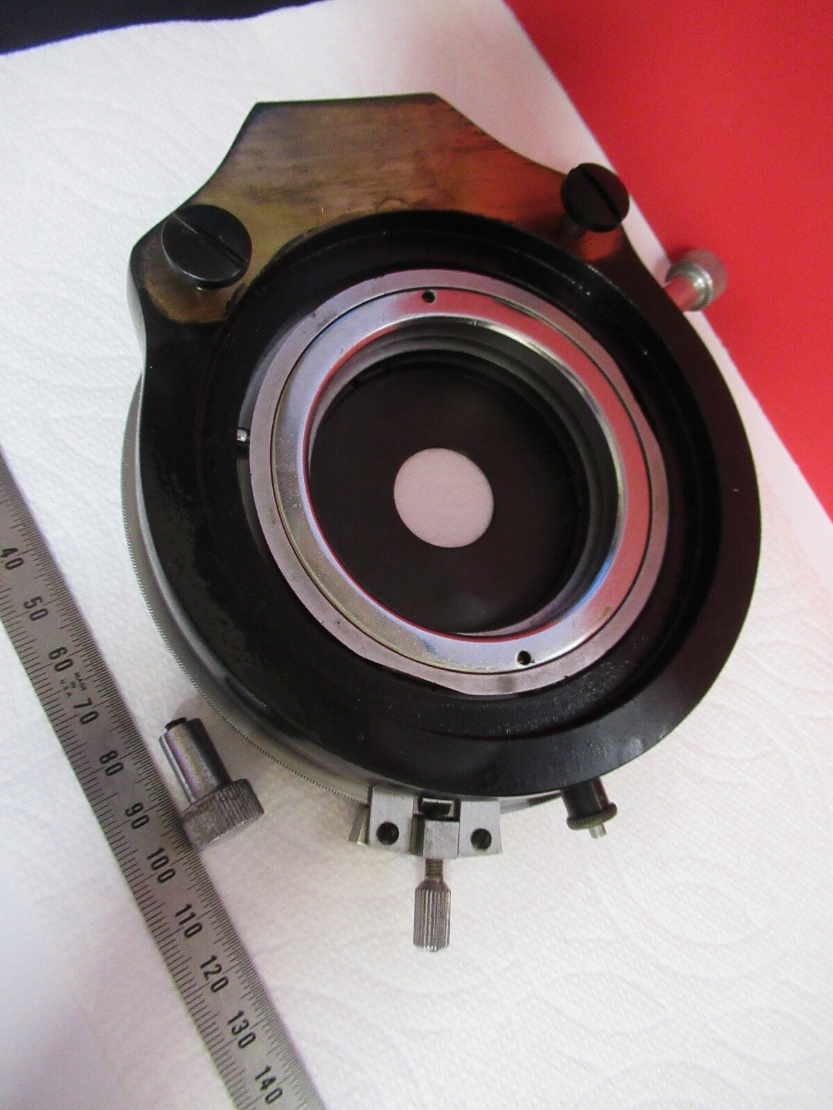 SPENCER ANTIQUE FOR PARTS STAGE TABLE POL MICROSCOPE PART AS PICTURED Q2-55
