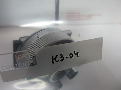 ZEISS GERMANY TURRET NOSEPIECE MICROSCOPE PART OPTICS #K3-04