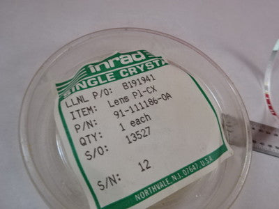 Inrad Optical Single Crystal Lens Laser Optics