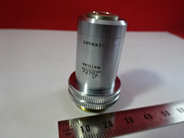 LEITZ GERMANY VINTAGE OBJECTIVE 10X /170 OPTICS MICROSCOPE PART #F6-A-17