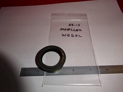 MOELLER WEDEL OBJEKTIV 0,8X MPS 195182 MIKROSKOPTEIL OPTIK WIE BESEHEN #86-13