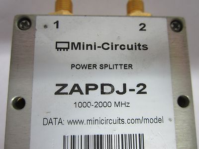 MINI CIRCUITS ZAPDJ-2 POWER SPLITTER 2 GHz RF FREQUENCY MICROWAVE BIN#B2-C-79