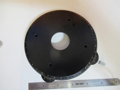 Carl Zeiss AG Germany Polarizer Stage Table Microscope Part