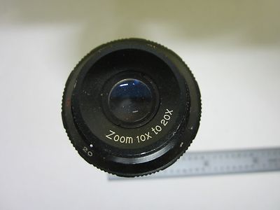 Microscope Part Eyepiece Zoom 10X to 20X Optics
