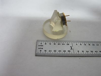 OPTICAL ZERODUR LENS + PRISM + SENSOR for  LASER OPTICS AS IS B#L6-08