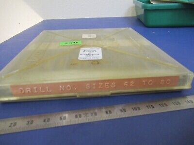 CALIBRATED PINS INSPECTION METROLOGY DRILL BIT ? 62 to 80 SET AS PICTURED 9-A-41