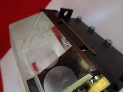 MICROSCOPE PART POLYVAR REICHERT LEICA ASSEMBLY PRISM HEAD OPTICS AS IS #V2-B-99