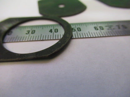 ENGLISH SCOPE CONDENSER SLIDES UK MICROSCOPE PART AS PICTURED X9-B-34